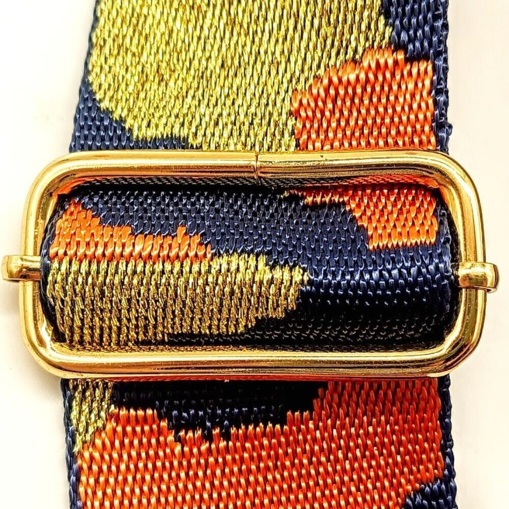 Ahdorned Camo Gold Metallic Wide Bag Strap - Picture 3 of 5